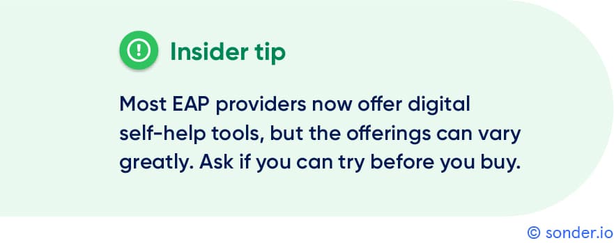 Insider tips eap self help