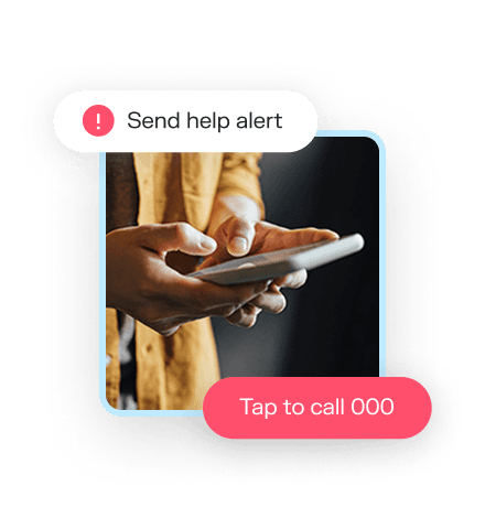 critical incident person checking phone