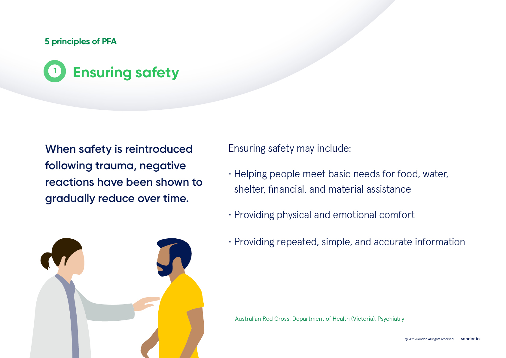 Part 1 - psychosocial first aid explainer