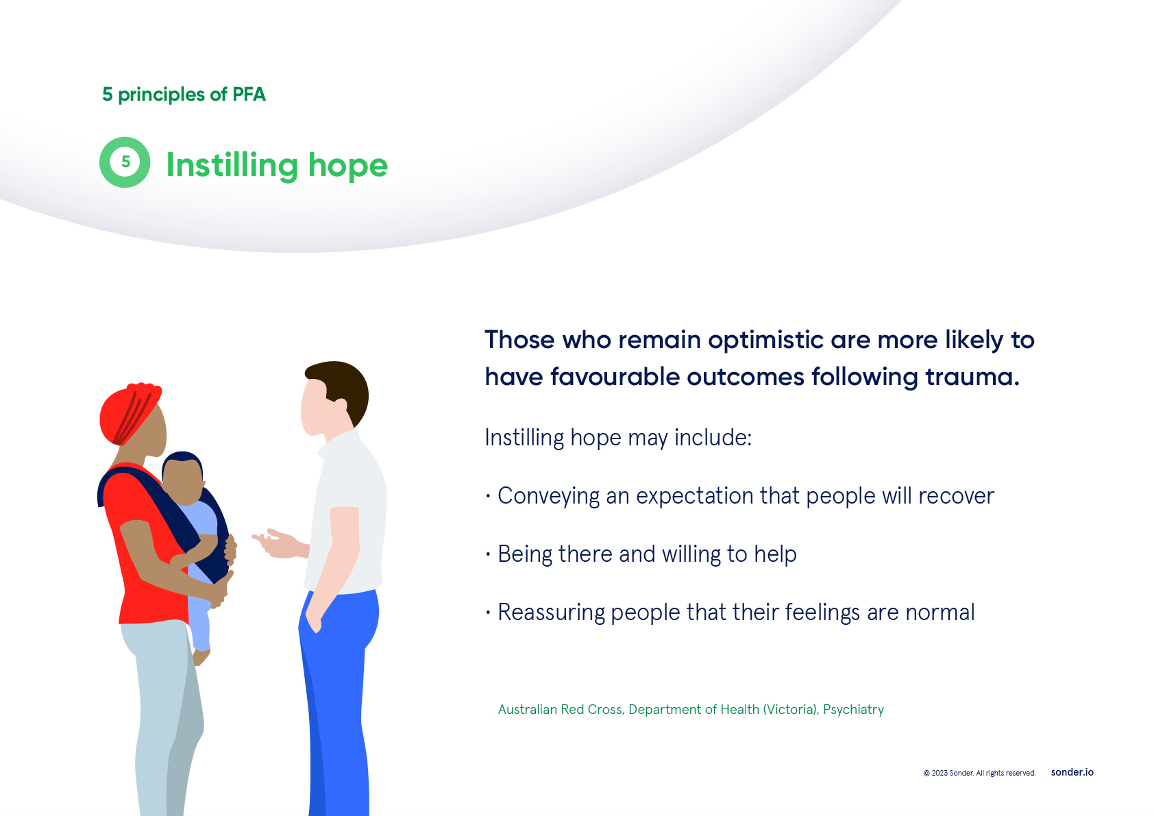 Part 5 - psychosocial first aid explainer