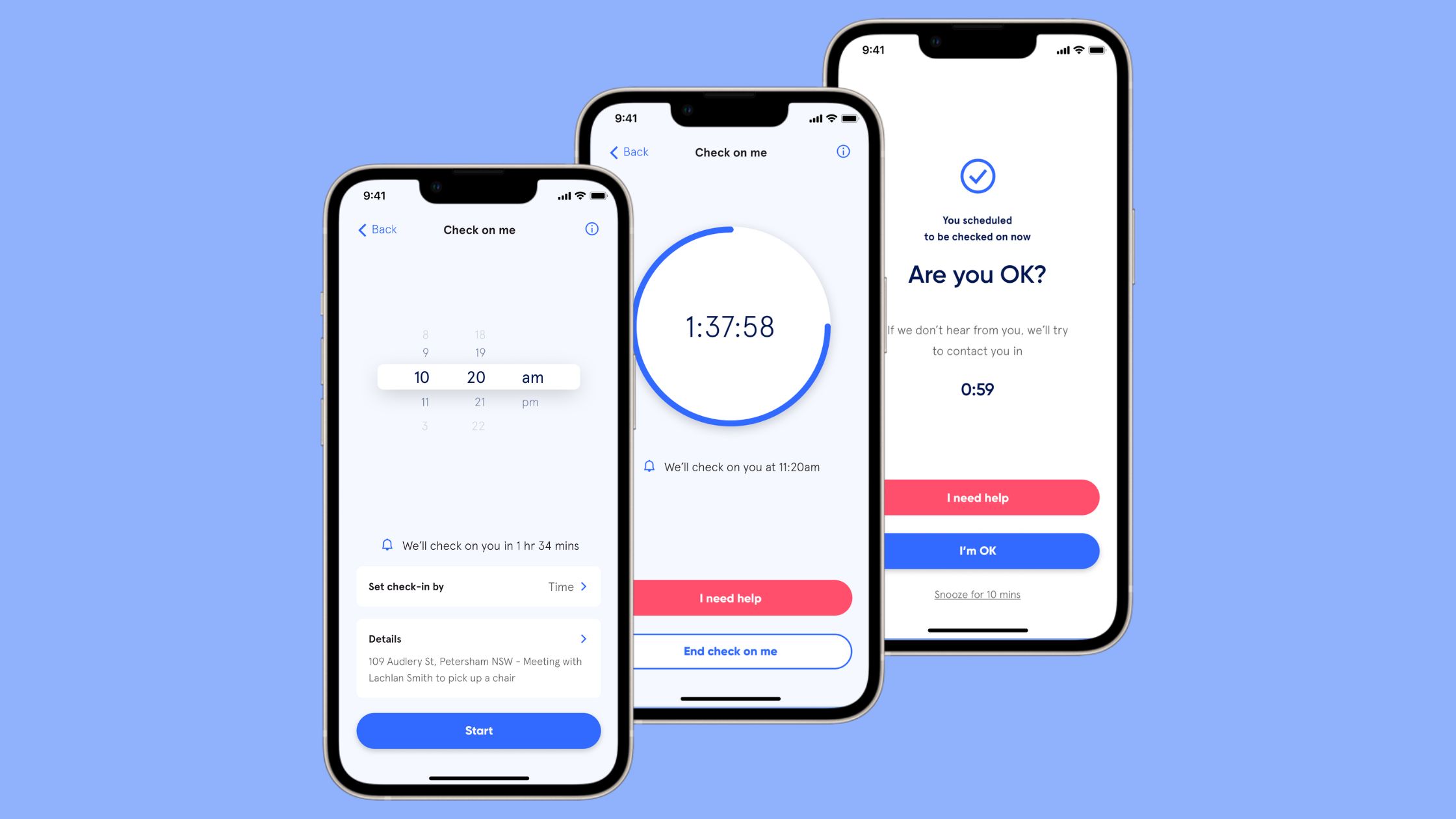 Sonder frontline support safety app