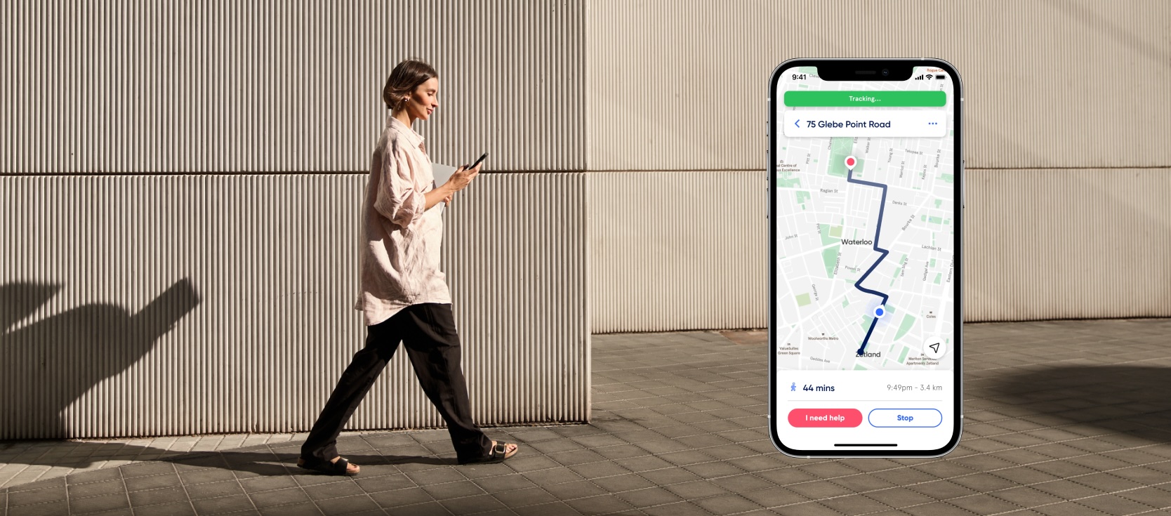 journey tracking app
