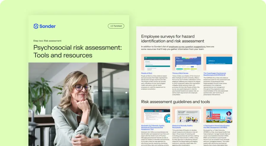 Risk assessment