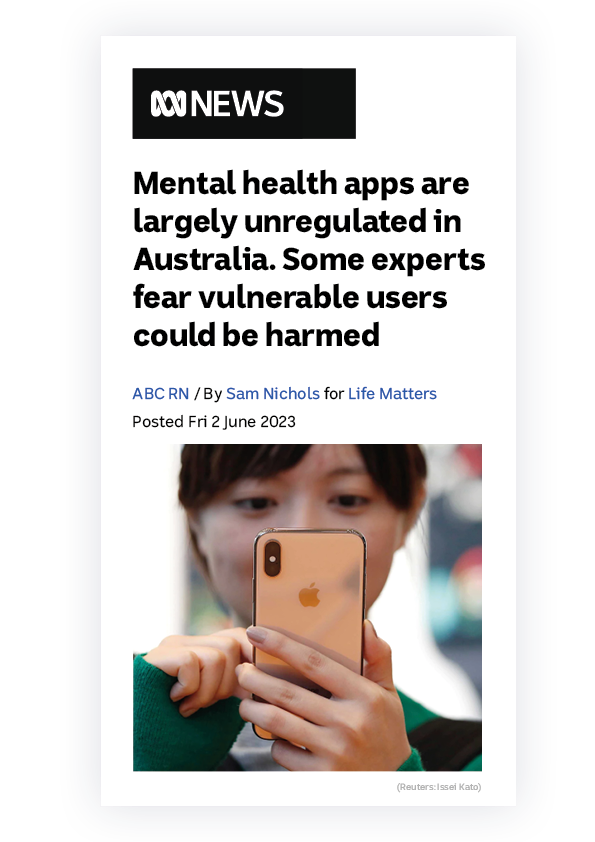 ABC News - Mental health apps