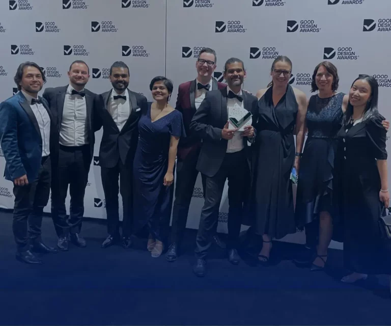 Sonder team receiving the award