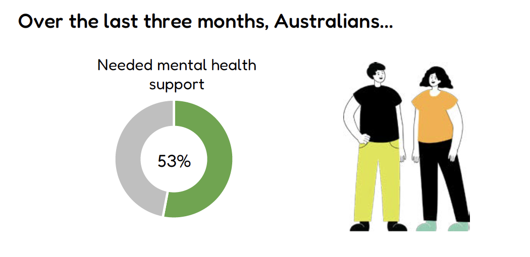 Mental health report detailing national mental health support needs.