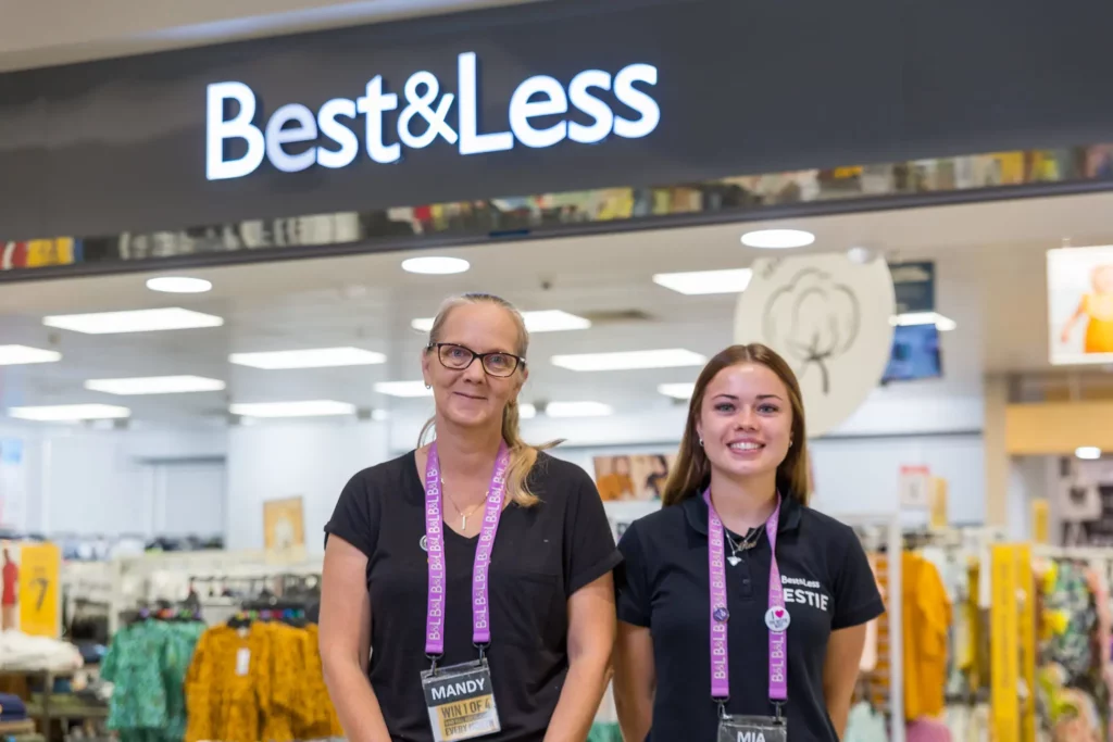 Best&Less employees at one of their shops