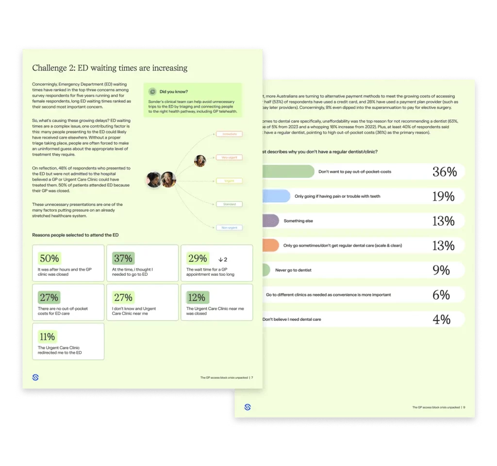 Breaking the access block report inside the guide