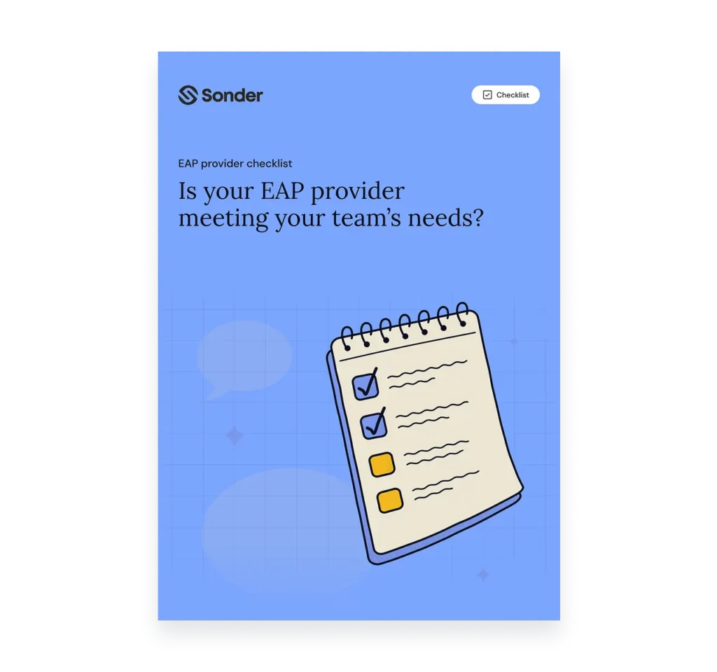 EAP provider checklist