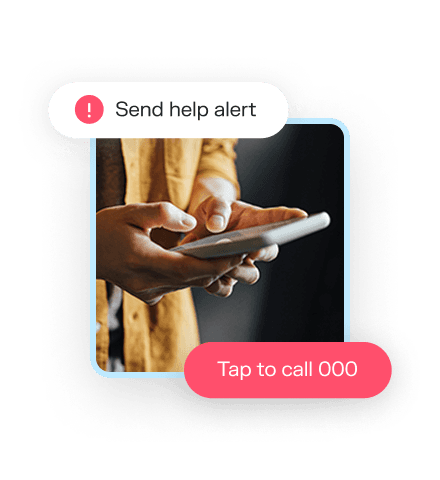 critical incident person checking phone