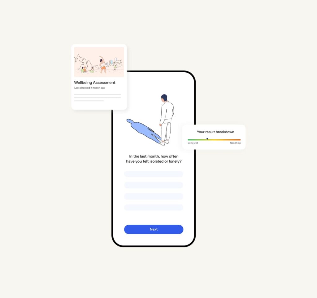 Sonder ui thumbnail image for wellbeing assessment