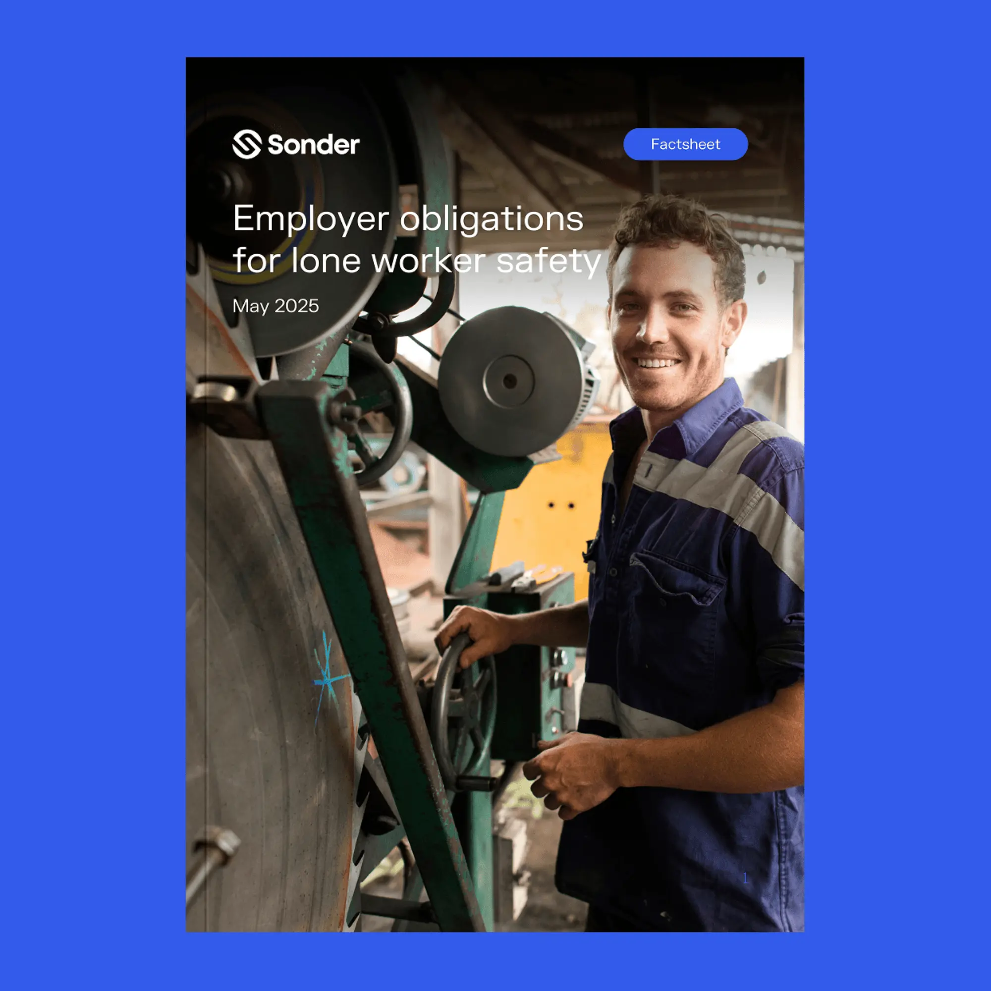 Employer obligations for lone worker safety factsheet cover