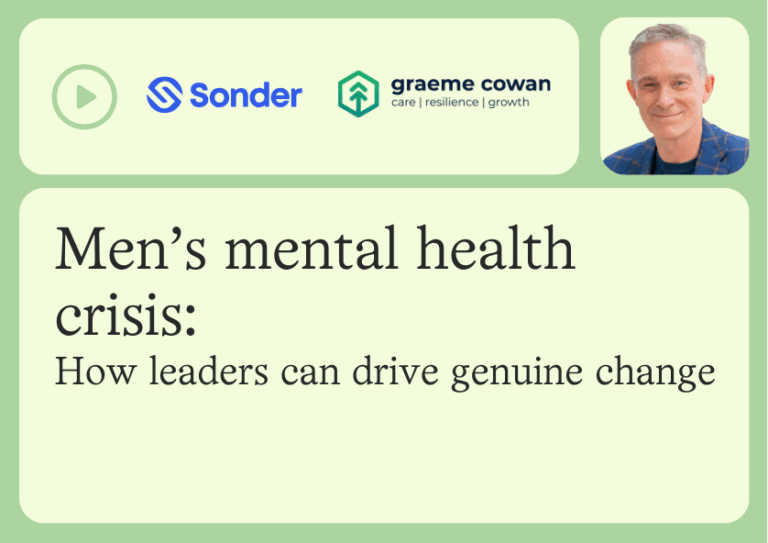 Men's mental health crisis: How leaders can drive genuine change webinar thumbnail