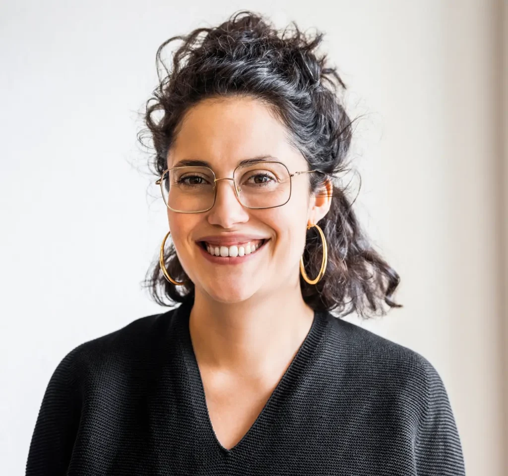 Woman smiling
