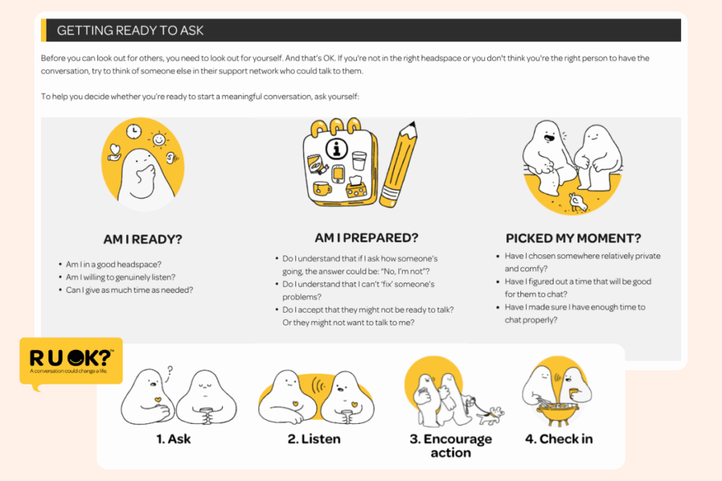 R U OK? official guidelines for asking and responding