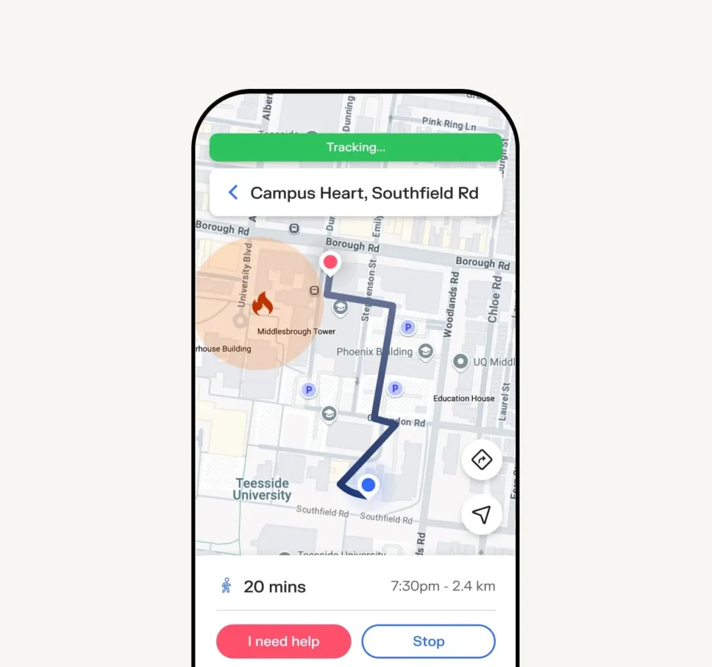 Track my journey on the sonder app