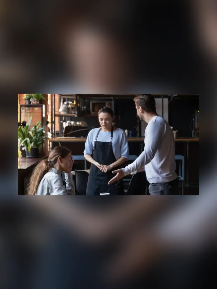 Customer being harassed by a client