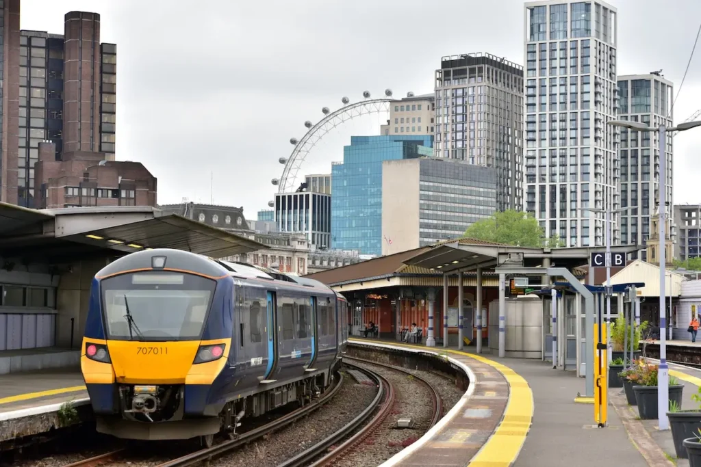 Southeastern rail train at Waterloo East