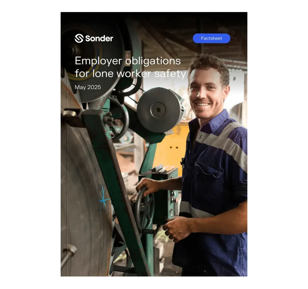 Employer obligations for lone worker safety factsheet cover