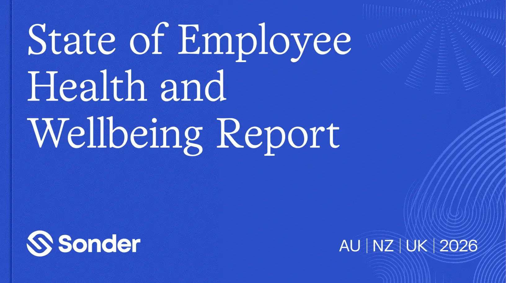 State of Employee Health and Wellbeing Report 2026 cover