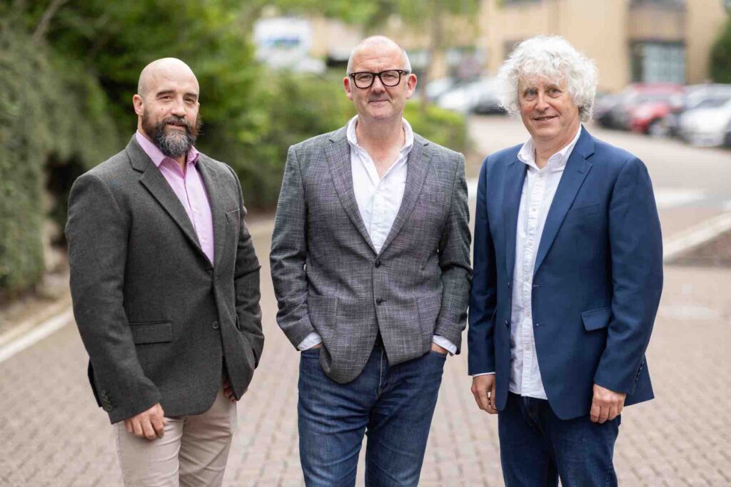 Ben Morris (head of people and performance), Mogers Drewett’s managing partner Sean McDonough and new partner Robin Phillips. Mogers Drewett