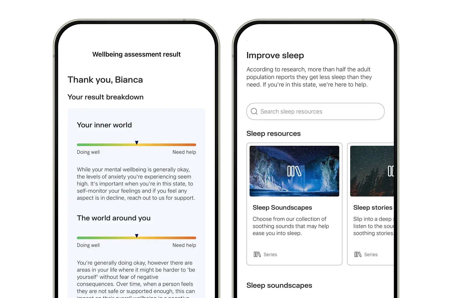 Wellbeing resources hub and assessments